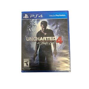 Uncharted 4: A Thiefs End PS4 Game New Sealed Naughty Dog Action Adventure